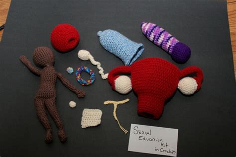 items similar to crochet learning sex ed kit on etsy
