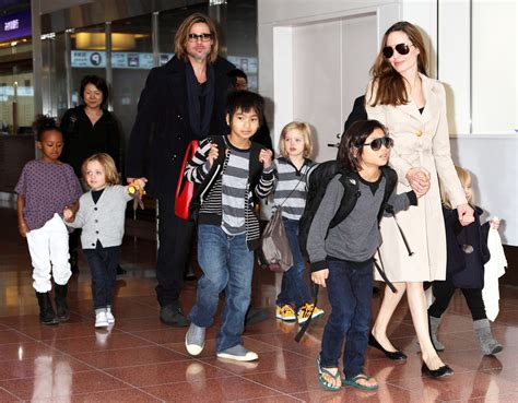 angelina jolie  brad pitts kids today   details