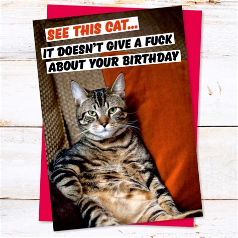 Funny Birthday Card Rude Birthday Card Hilarious Humour See