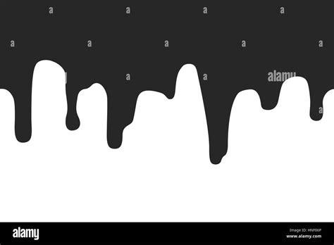 paint dripping black  white stock  images alamy