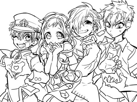 anime group coloring pages  coloring pages   ages