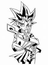 Yugi Coloring Yu Gi Oh Muto Yugioh Pages Trump Card Netart Anime Drawing Colouring Cards Tattoo Color Clipartmag Choose Board sketch template