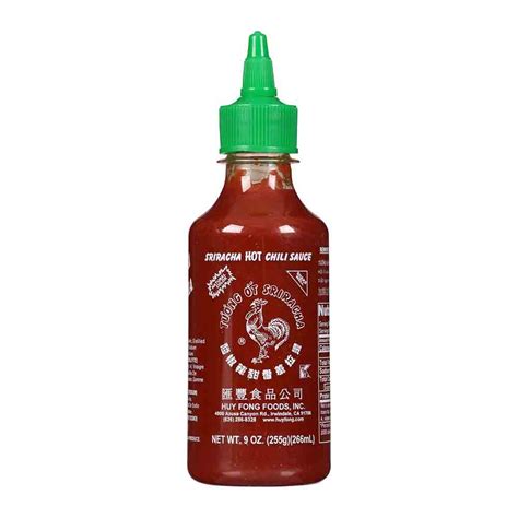 Huy Fong Sriracha Hot Chili Sauce 9oz All Day Supermarket