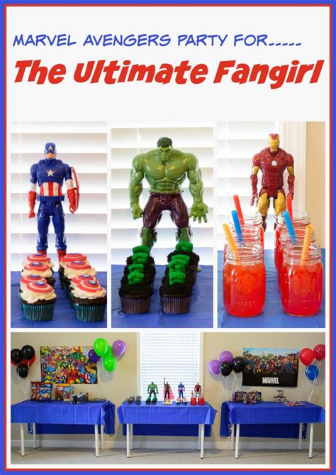 marvel avengers party for the ultimate fangirl almost supermom