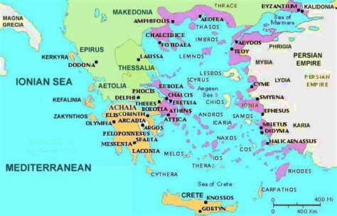 maps  ancient greece