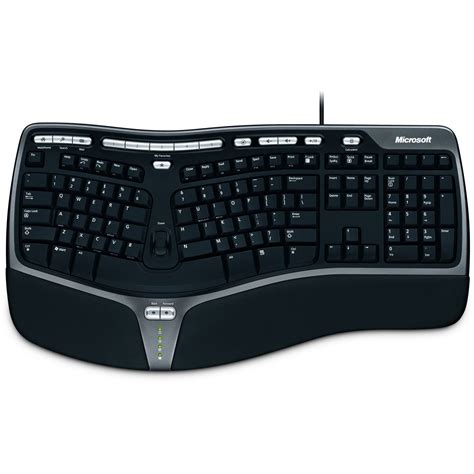 microsoft natural ergonomic keyboard  usb deutsch schwarz