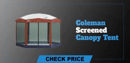 coleman screened canopy tent  bookonboard