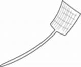 Fly Swatter Clker Clip sketch template