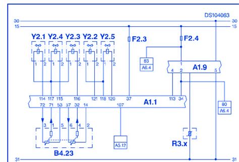 ssangyong rexton  room electrical circuit wiring diagram carfusebox