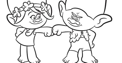 princess poppy trolls coloring page coloring page blog