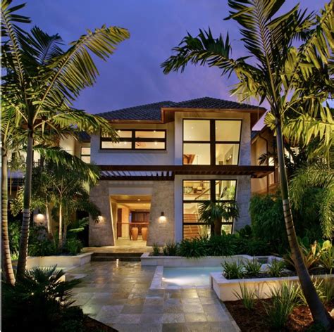 beautiful tropical home  pinned  wwwboraboundcom modern tropical house tropical beach