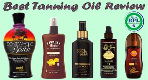 tanning oil review    product lab
