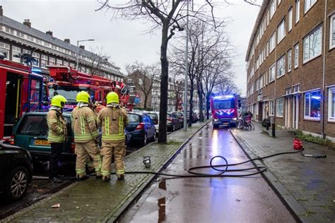 brand  woning burgemeester knappertlaan schiedam flashphoto nl