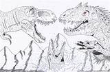 Coloring Jurassic Pages Park Rex Battle Dinosaur Printable Giants Amazing Adult Deviantart Choose Board Birijus sketch template