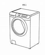 Machine Washing Dryer Drawing Coloring Washer Template Getdrawings sketch template