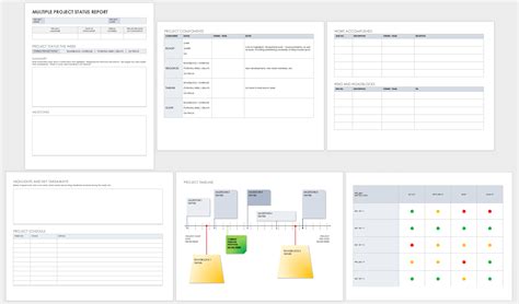 multiple project tracking templates smartsheet