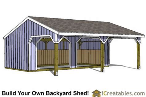 run  shed plans building  run  shed building