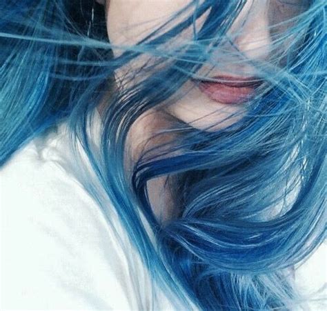 Image By B B On Blue Aesthetic Dyed Hair Hair Styles