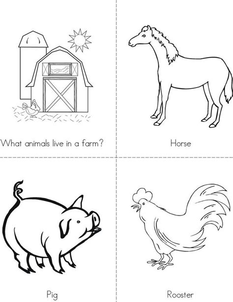 images  printable farm animal cutouts farm animal cut