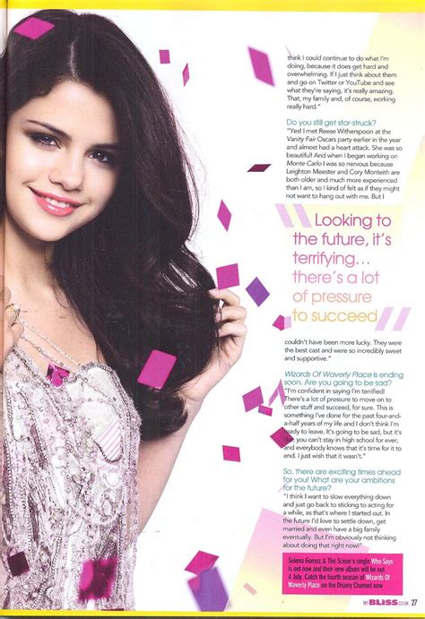 selena gomez covers bliss mag july 2011 issue ~ disney star universe