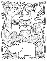 Coloring Pages Zoo Animals Animal Printable Sheets Sheet Books Colouring Kids Preschool Print Easy Drawings Drawing Worksheets Collection Kindergarten Choose sketch template