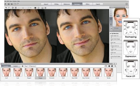 facefilter3 expression and reshaping the ultimate photo