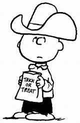 Coloring Peanuts Pages Charlie Halloween Brown Clipart Characters Clip Snoopy Cartoon Pumpkin Character Printable Great Cowboy Cliparts Library Toothache Color sketch template