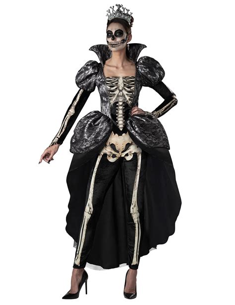 disfrace rainha esqueleto mulher disfarces adultosmascarilhas  fatos de carnaval vegaoo