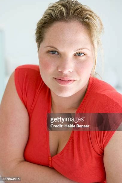 blonde chubby photos and premium high res pictures getty images