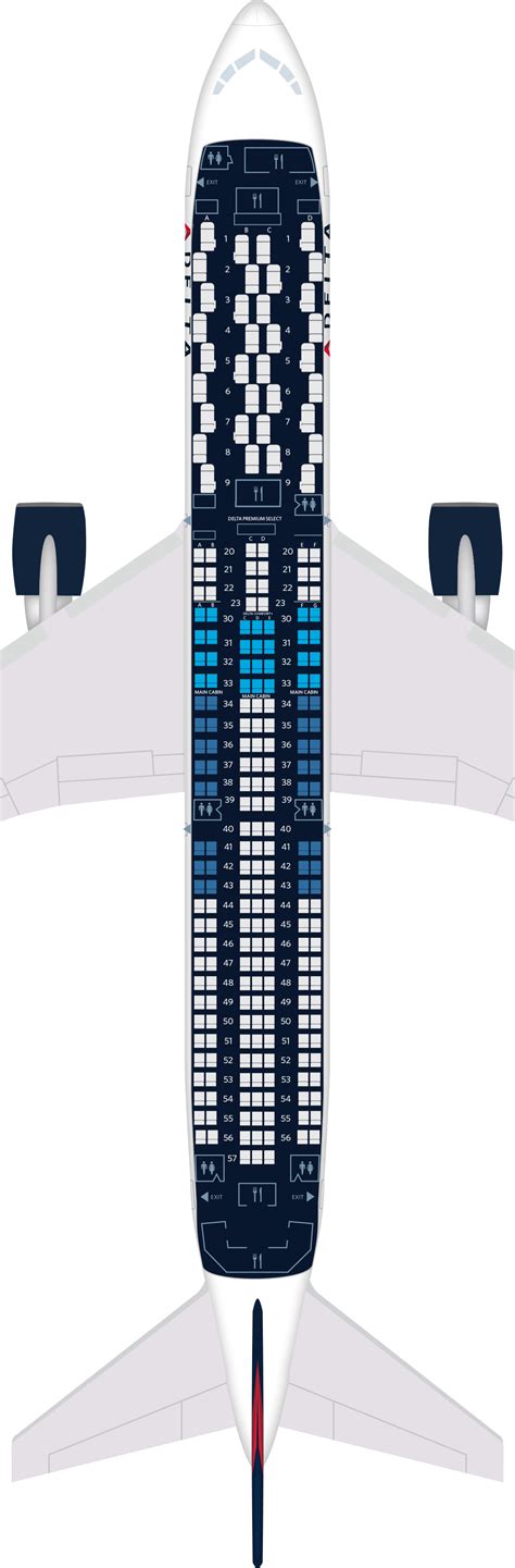 Boeing 767 Seating Plan