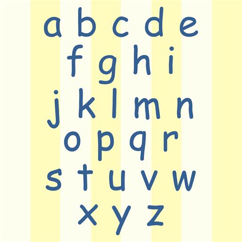 case alphabet printable