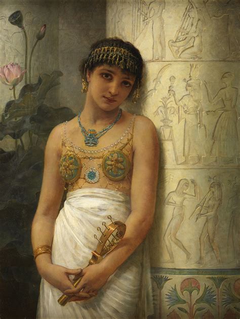 Edwin Longsden Long 1829 1891 Egyptian Girl Renaissance Art