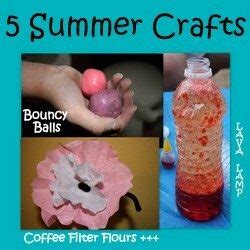 summer crafts  children sidetracked sarah