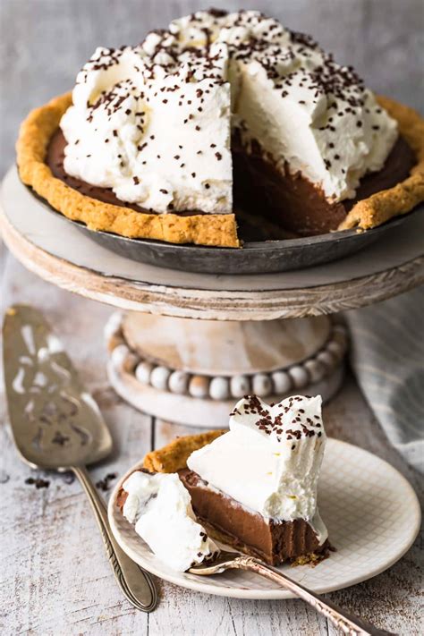 Chocolate Cream Pie Recipe The Best The Cookie Rookie