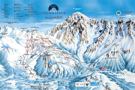 chamonix valley ski resorts map grands montets la flegere brevent
