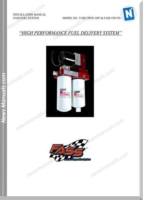 fass fuel system   install manual