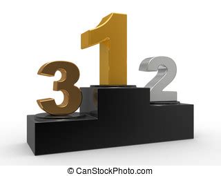 stock illustration  st      numbers isolated  white background csp