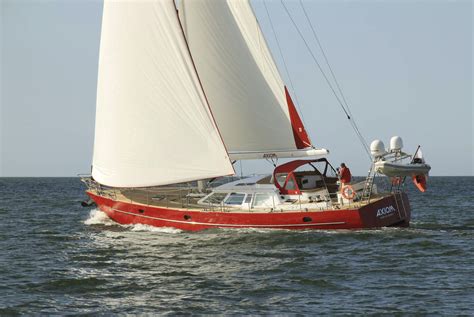 cruising sailing yacht conrad  axiom conrad sa  deck saloon aluminum