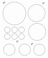 Circle Templates Printable Small Large Circles Template Sizes Different Inch Stencil Stencils Round Lots Printables Polka Whatmommydoes Dots Variety Confetti sketch template