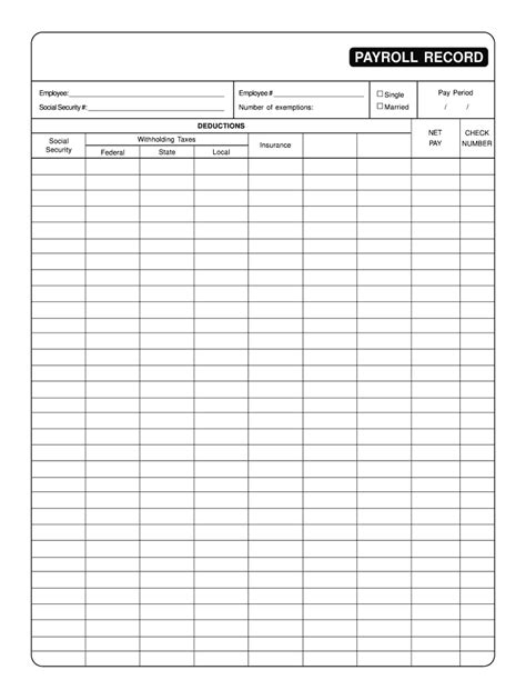 payroll report template fill  printable fillable blank
