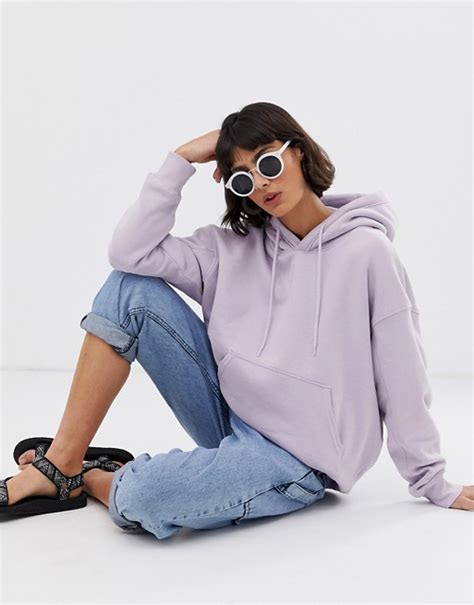 weekday oversized hoodie  lilac asos clothing photography fancy
