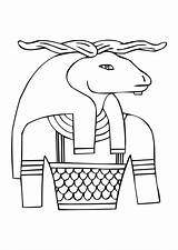 Egyptian Gods Goddesses Bastet sketch template