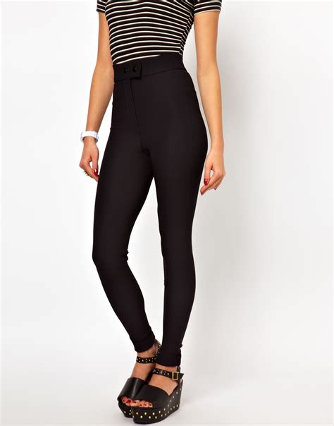 lyst american apparel riding pant in black