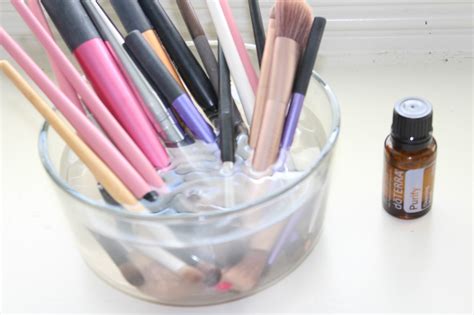 classy sassy chic using essential oils to clean makeup brushes