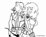 Widow Coloring Pages Hawkeye Printable Kids Adults sketch template