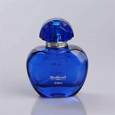 blue glass perfume bottleelegant perfume bottle supplier huayi