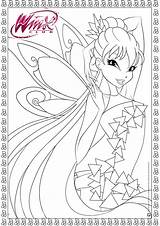 Winx Coloring Tynix Pages Club Print Color Butterflix sketch template