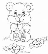 Atividades Colorir Riscos Pintura Ursinho Atividade Ursinhos Urso Nil Osito Osos Montar Risco Dibujoscolorear Coisas sketch template