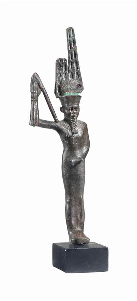 An Egyptian Bronze Amun Min Late Period 25th 26th