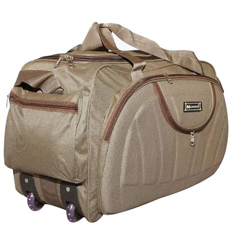 choice waterproof polyester lightweight   luggage brown travel